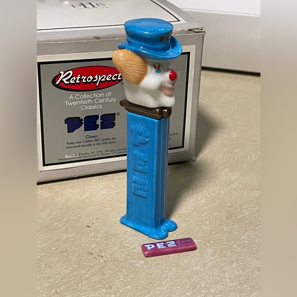 Vintage PHB PEZ Clown Box